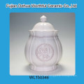 Elegant ceramic storage tank for coffee,ceramic canister